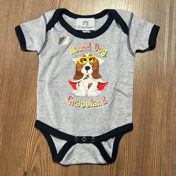 Other - NWT Elvis Presley Hound Dog Graceland Size 6m Onesie